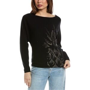 Tommy Bahama NWT Cashmere Merino Sweater Black